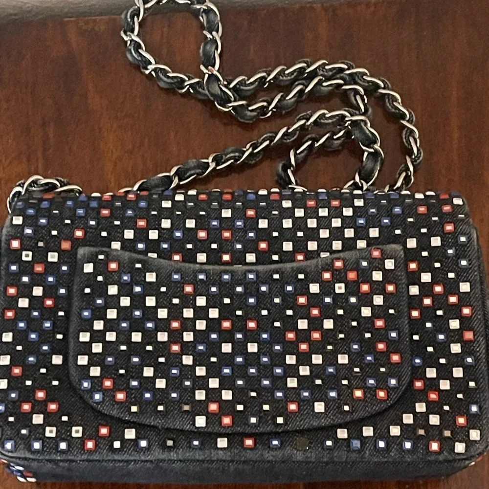 Chanel Mini Bijou Denim Shoulder Bag